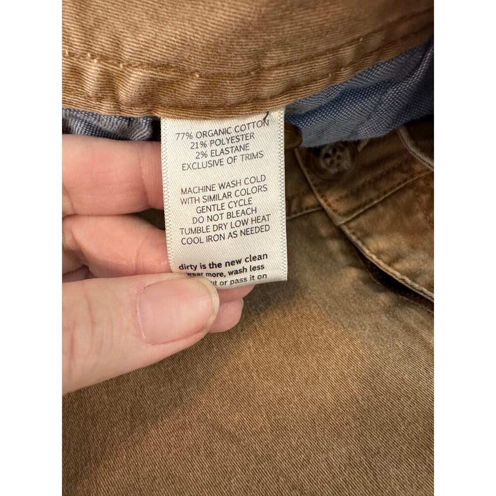 Toad & Co Men's Mission Ridge Shorts Chino Organic Cotton 38 x 8 Brown - Picture 9 of 11